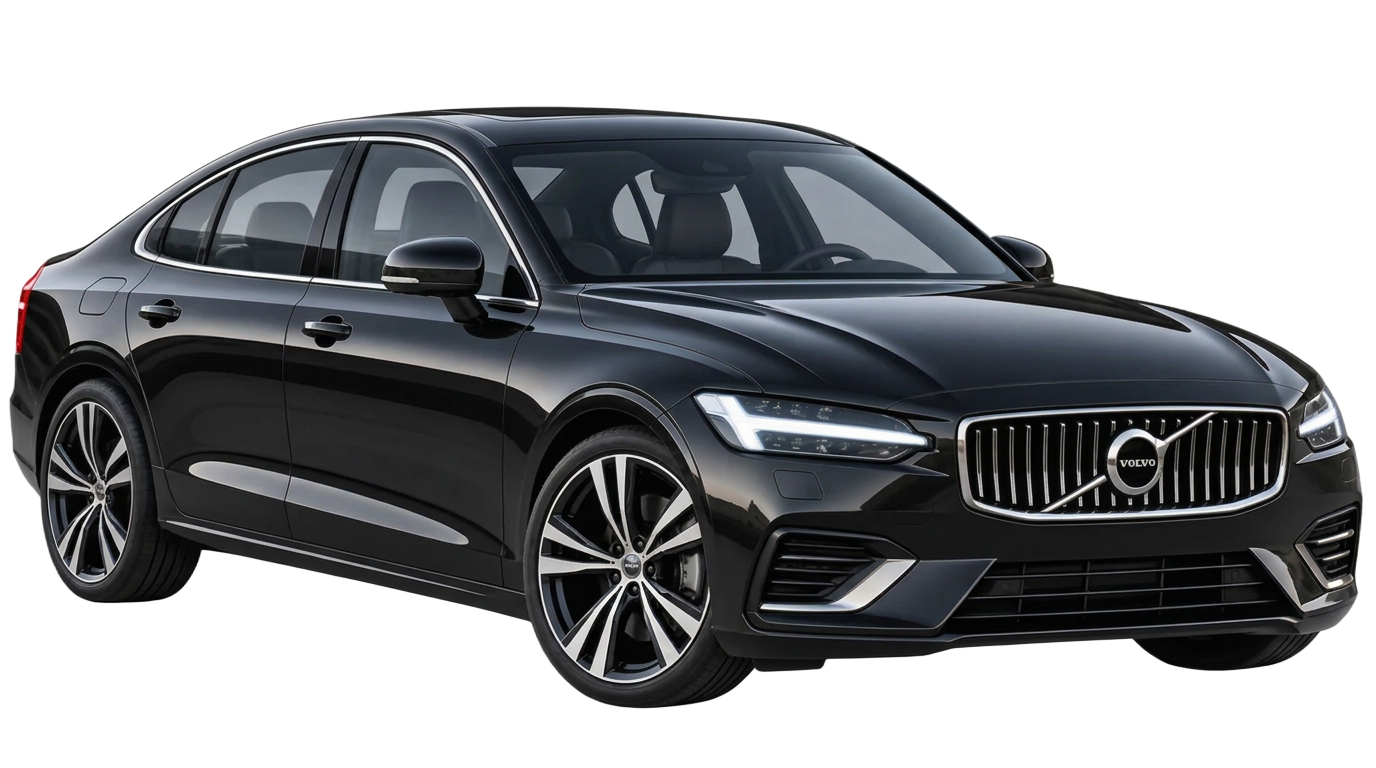 Svart sedan som exempel på personbil AutoONE tvättar